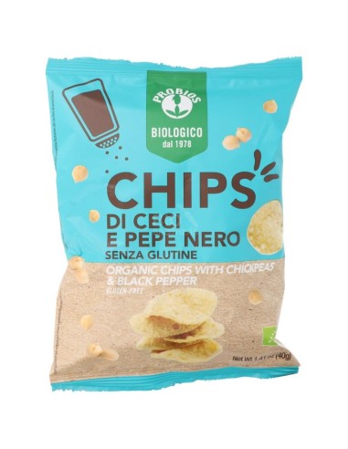 CHIPS DI CECI E PEPE NERO 40G