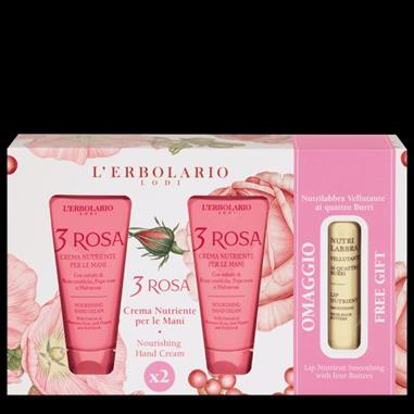 CREMA MANI 3ROSA 40ML+STICK